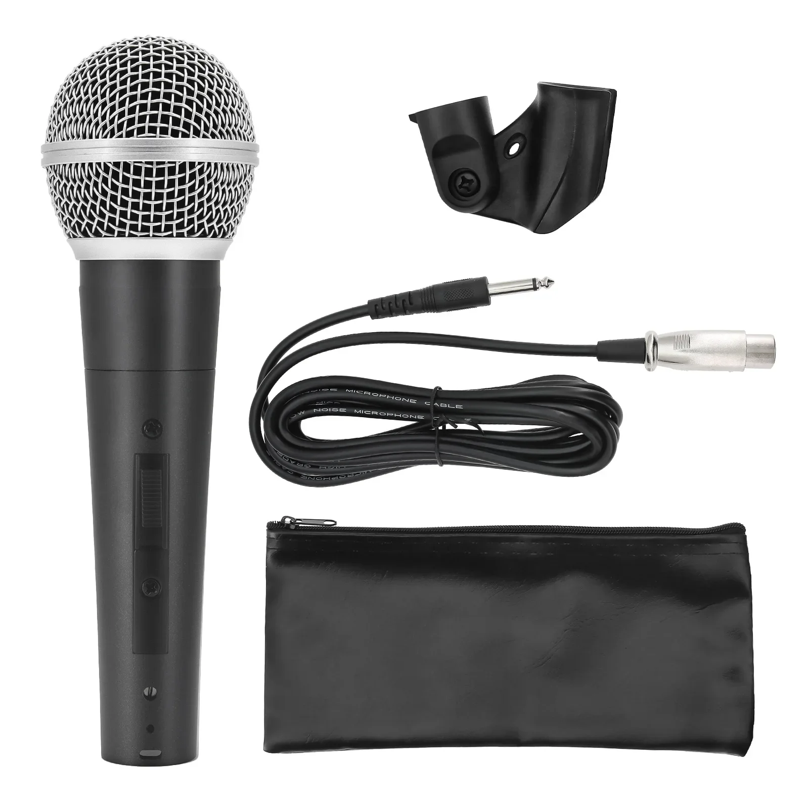 Switch / Without Switch Metal Cardioid Dynamic Wired Microphone Professional Microphone for Karaoke BBOX Recording Vocal Singing - Image 2