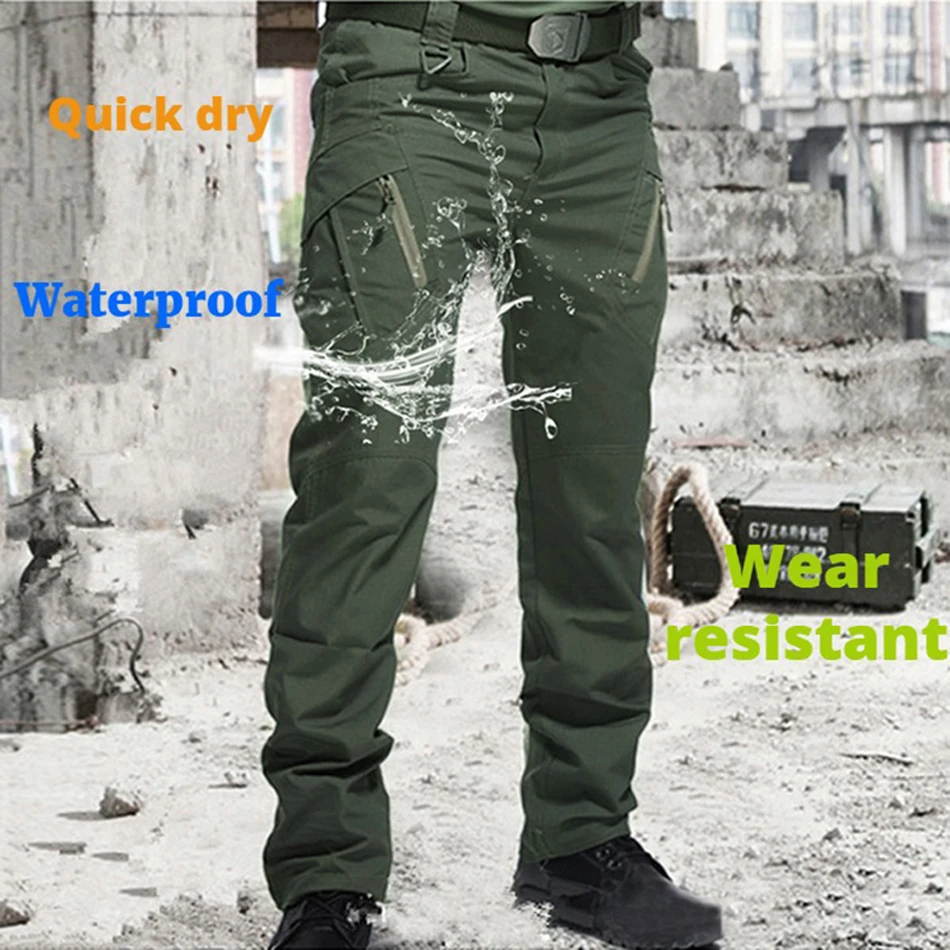 New Mens Tactical Pants Multiple Pocket Elasticity Military Urban Commuter Tacitcal Trousers Men Slim Fat Cargo Pant 5XL - Image 7