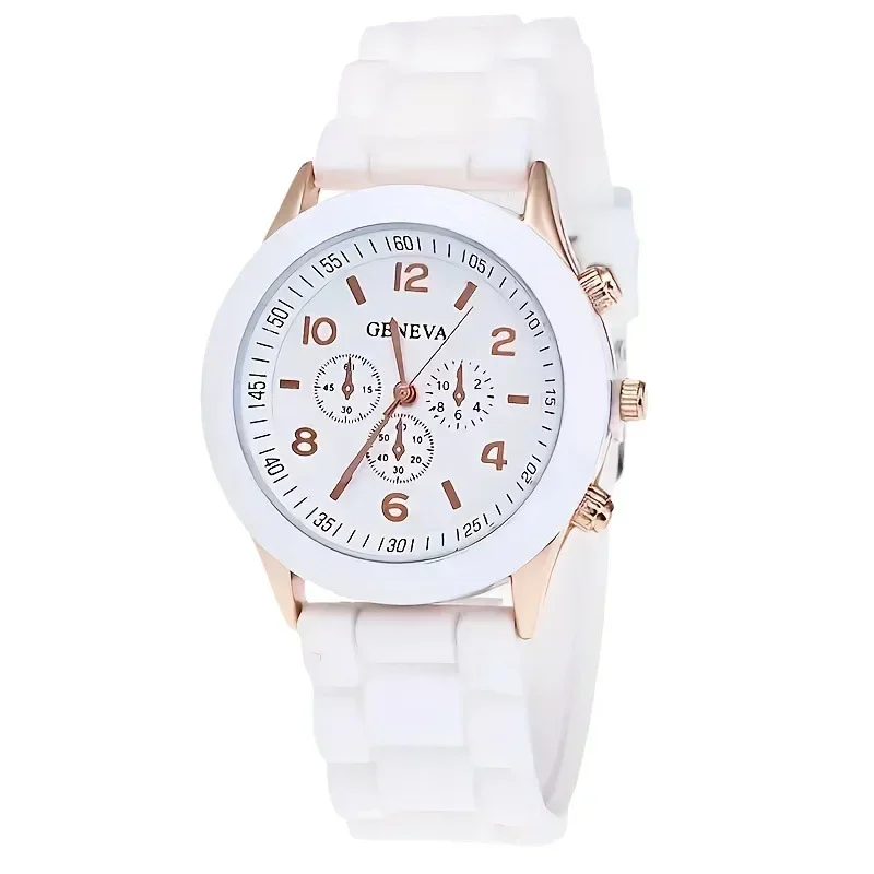 5PCS Set Luxury Watch Women Ring Necklace Earrings Rhinestone Fashion Wristwatch Female Casual Ladies Watches Bracelet Set Clock - Image 6