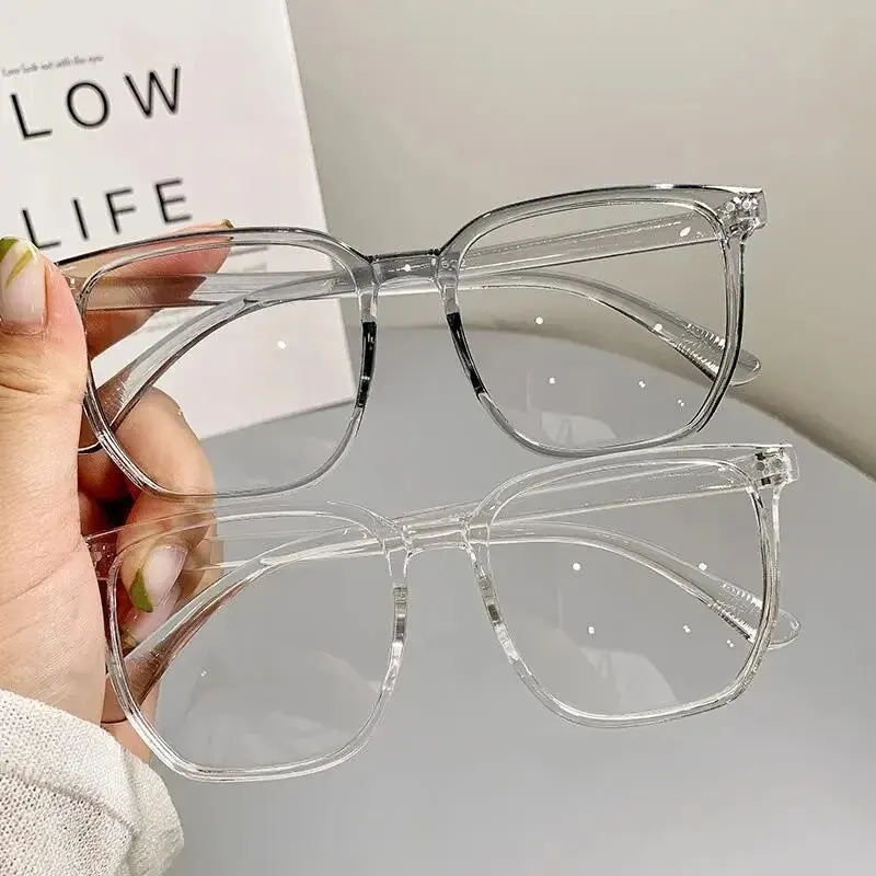 Round Eyewear Transparent Computer Glasses Frame Women Men Anti Blue Light Blocking Glasses Optical Spectacle Eyeglass - Image 3