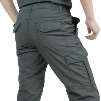 Men's Summer Tactical Cargo Pants Lightweight Casual Waterproof Trousers Casual Pants Wear-resisting Multi-pocket Outdoor Hiking