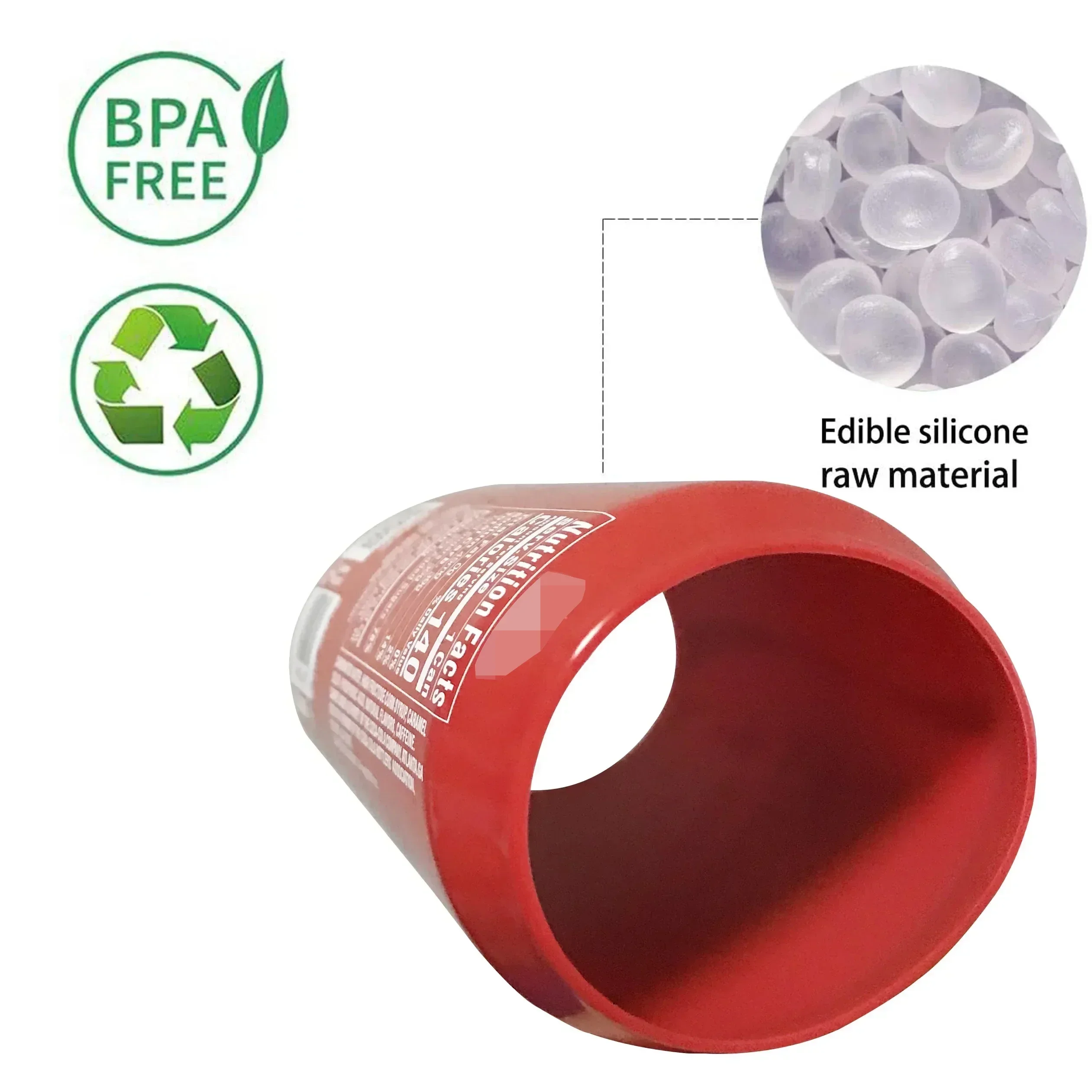 silicone beer can cover Bottle Sleeve hide a beer beer can Case for 330ml to 500ml cans suit for golf basketball park beach - Image 2