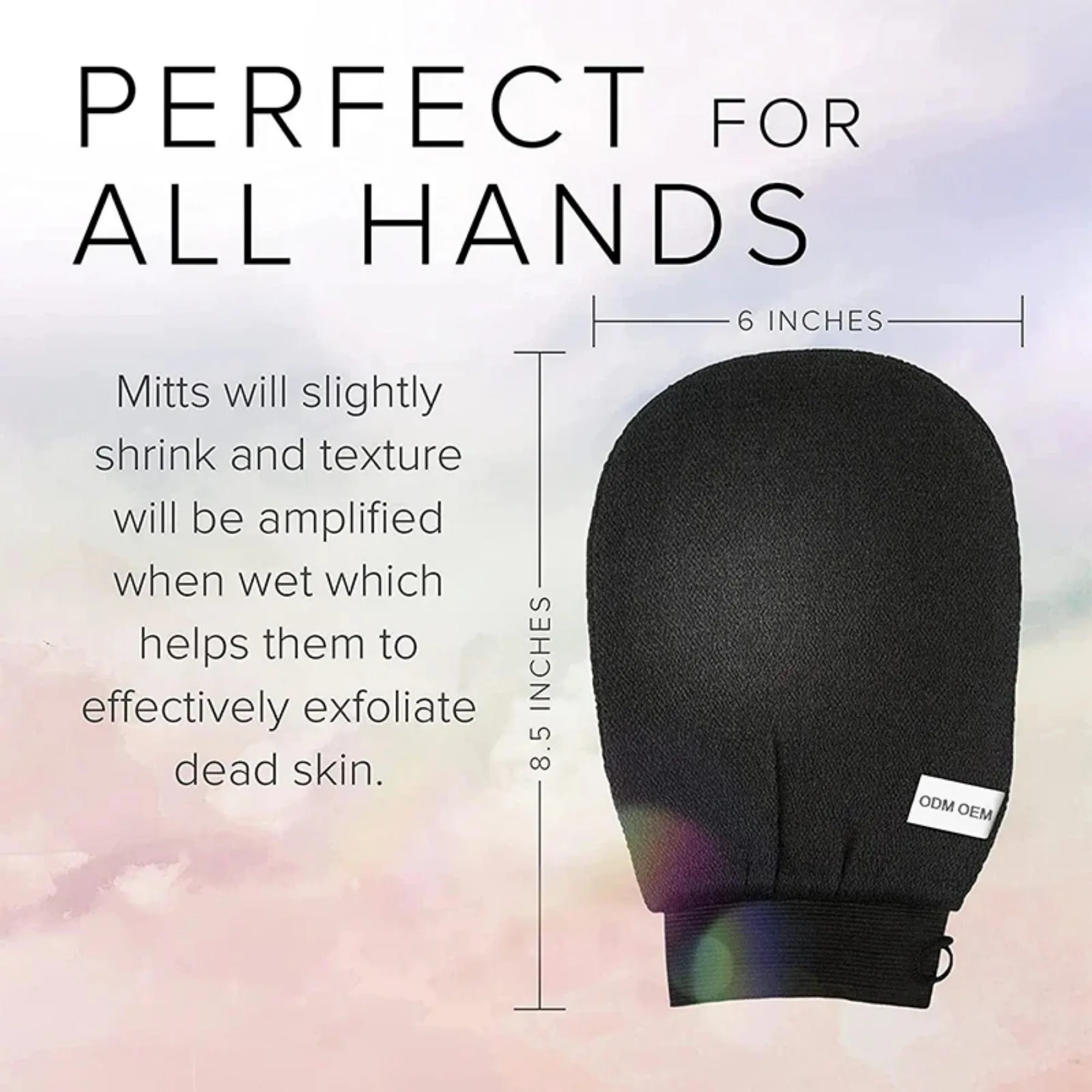 Bath Scrub Glove Exfoliating Body Facial Tan Massage Glove Exfoliator Glove Random Color Bath Shower Wash - Image 3