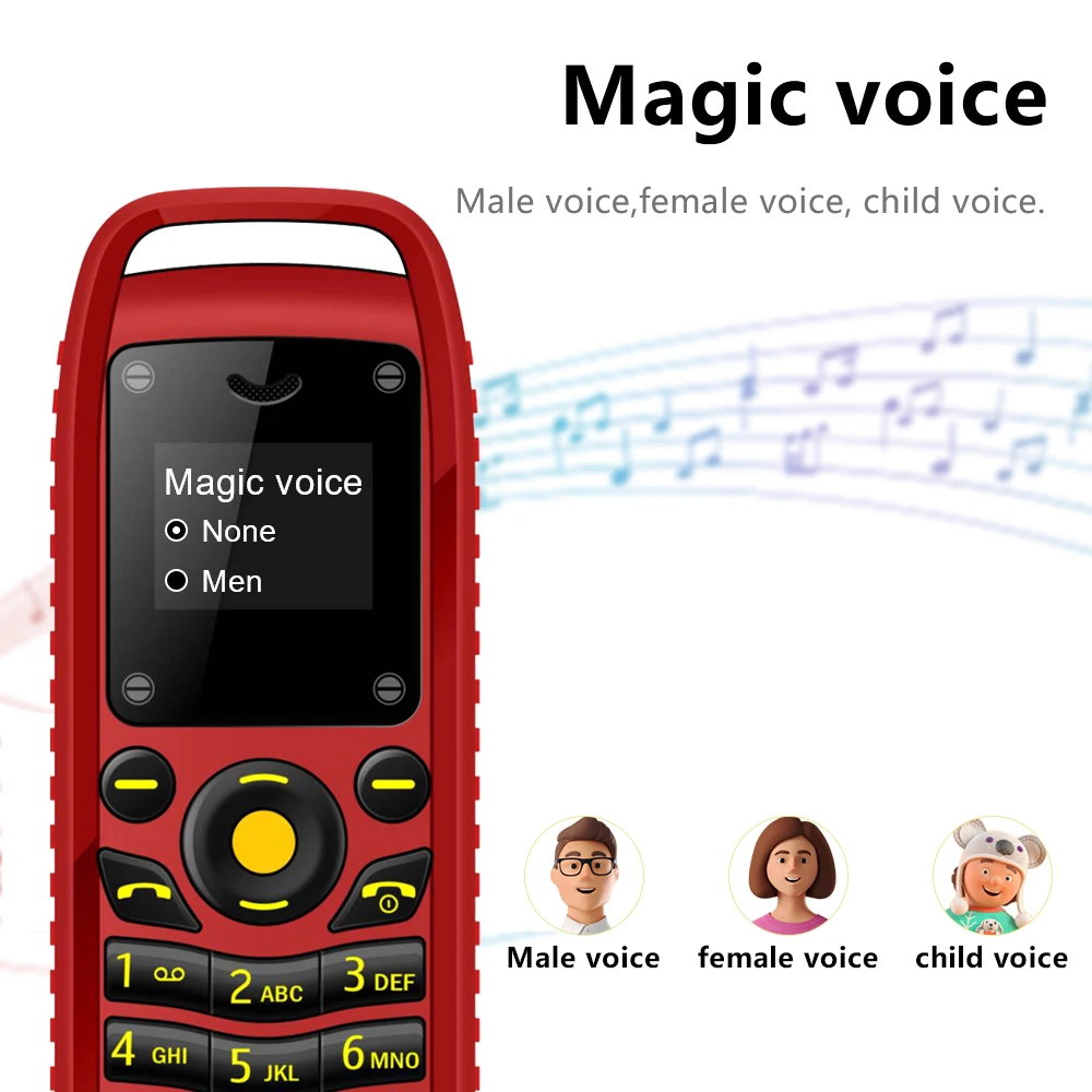 SERVO B25 Button Mini Mobile Phone 2 SIM Standby Bluetooth Dialing Surround Wear Blacklist Smallest Backup Cellphones for Sports - Image 2