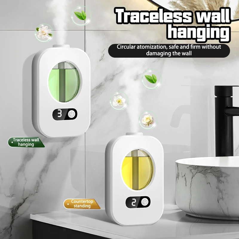 Automatic Diffuser Aromatherapy Machine Air Fragrance Air Freshener Toilet Bathroom Aroma Essential Oil Dispenser Humidifier - Image 4