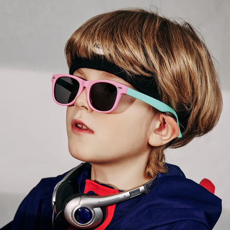 New Children's Color Matching SunglaSSeS For Boys And Girls, Version, UV Resistant BaBy Summer SunShades - Image 2