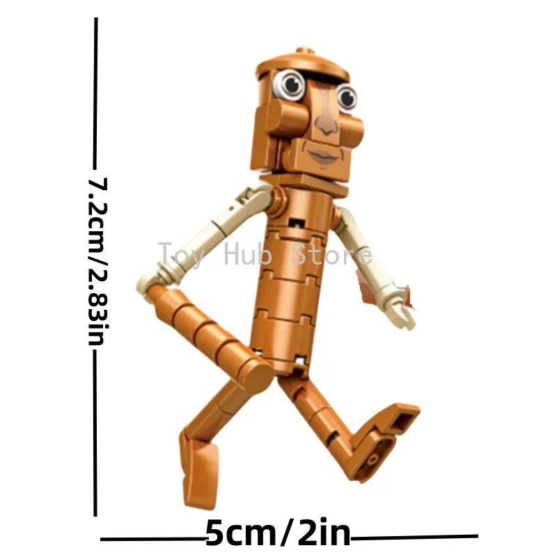 Tung Tung Sahur Brainrot Animals Building Blocks Tralalelo Tralala SharkBricks Toy Gift for Children Kids kids toys - Image 6