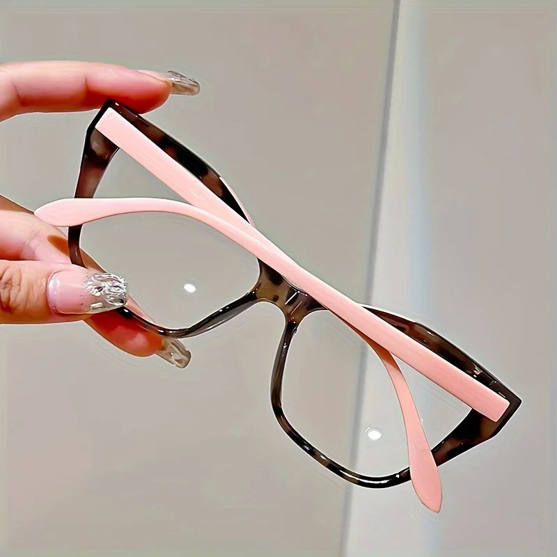 Elegant cat eye reading glasses for women-fashionable color block design, anti-blue light, 1.0 to 4.0 strength - Image 4