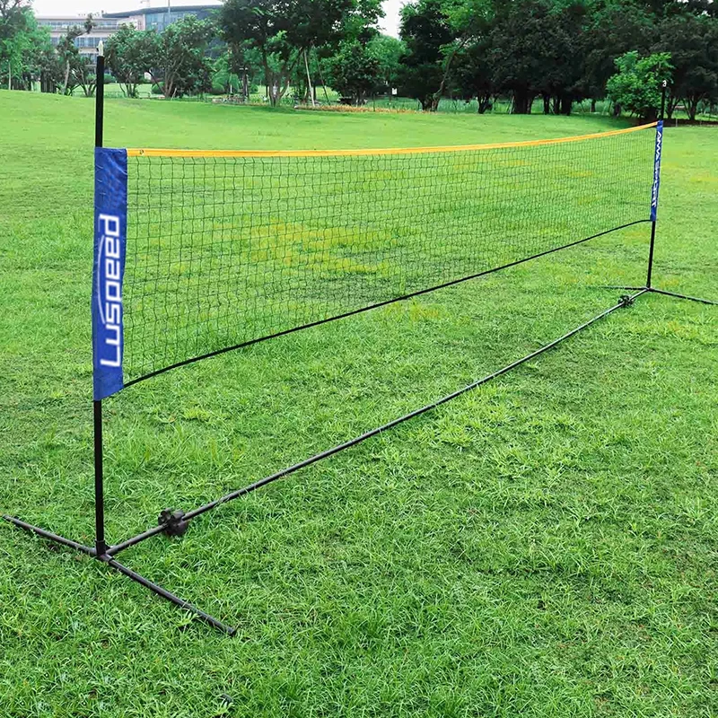 Portable Folding Standard Professional Badminton Net Indoor Outdoor Sports Volleyball Tennis Training Square Nets Mesh - Image 3