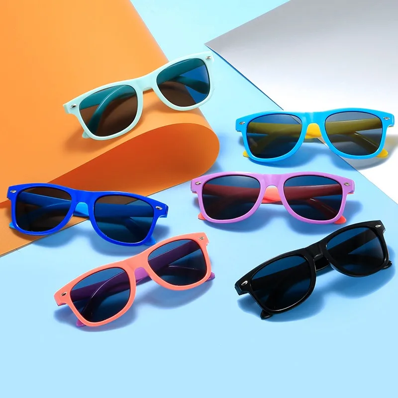 New Children's Color Matching SunglaSSeS For Boys And Girls, Version, UV Resistant BaBy Summer SunShades - Image 4