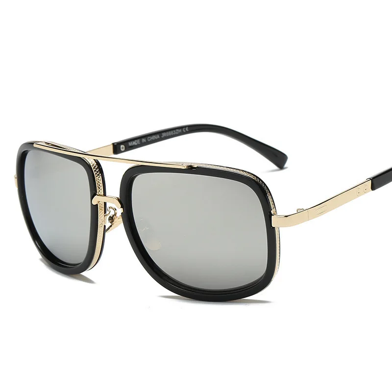 New Fashion Cool Men Driving Glasses Goggle Summer Style Gradient Brown Sunglasses Vintage Pilot Sun Glasses UV400 Oculos De Sol - Image 2