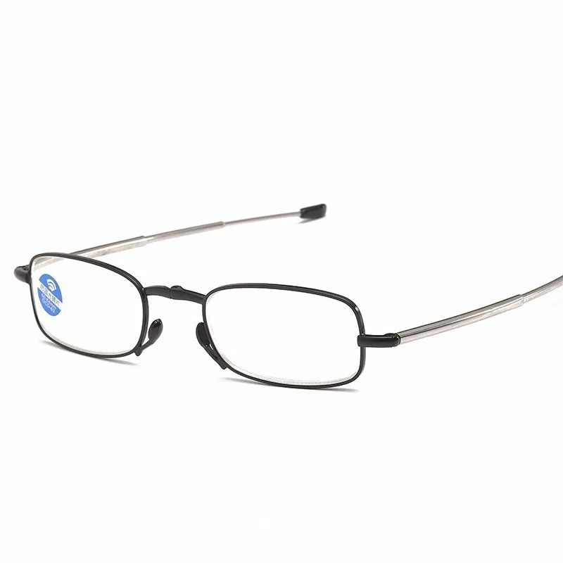 Gift Case Foldable Reading Glasses +1.00 to +4.00 Strength Men Women Anti Blue Light Farsightedness Eyewear - Image 3