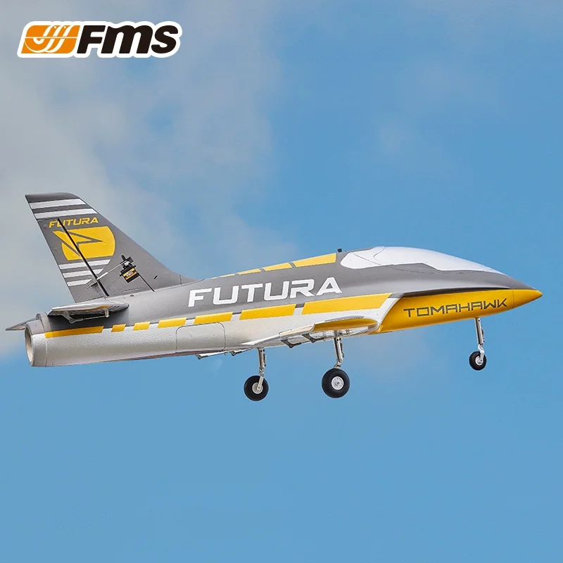 FMS RC Airplane 64mm Futura Tomahawk With Flaps Sport Trainer Ducted Fan EDF Jet 3 Color Model Hobby Plane Aircraft Avion PNP - Image 3