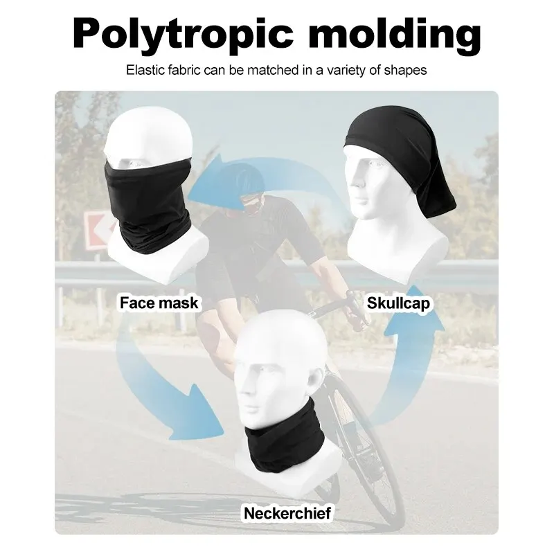Cycling Face Mask Absorb Sweat Breathable Fishing Training Sport UV Face Scarf Neck Gaiter Summer Face Bandana - Image 5