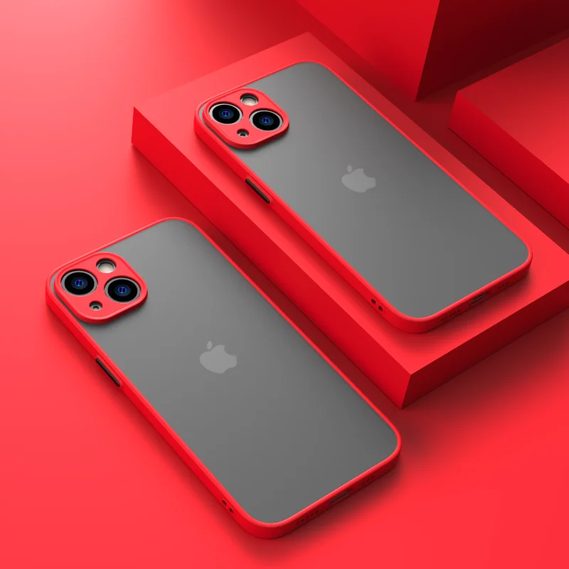 New Armor Bumper Shockproof Phone Case For iPhone 15 11 12 13 Mini 14 Pro XR X Xs Max 7 8 Plus SE 2020 Silicone Hard Cover Capa - Image 3