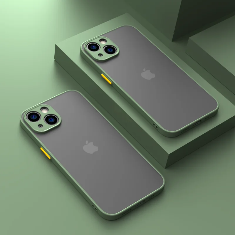 New Armor Bumper Shockproof Phone Case For iPhone 15 11 12 13 Mini 14 Pro XR X Xs Max 7 8 Plus SE 2020 Silicone Hard Cover Capa - Image 5