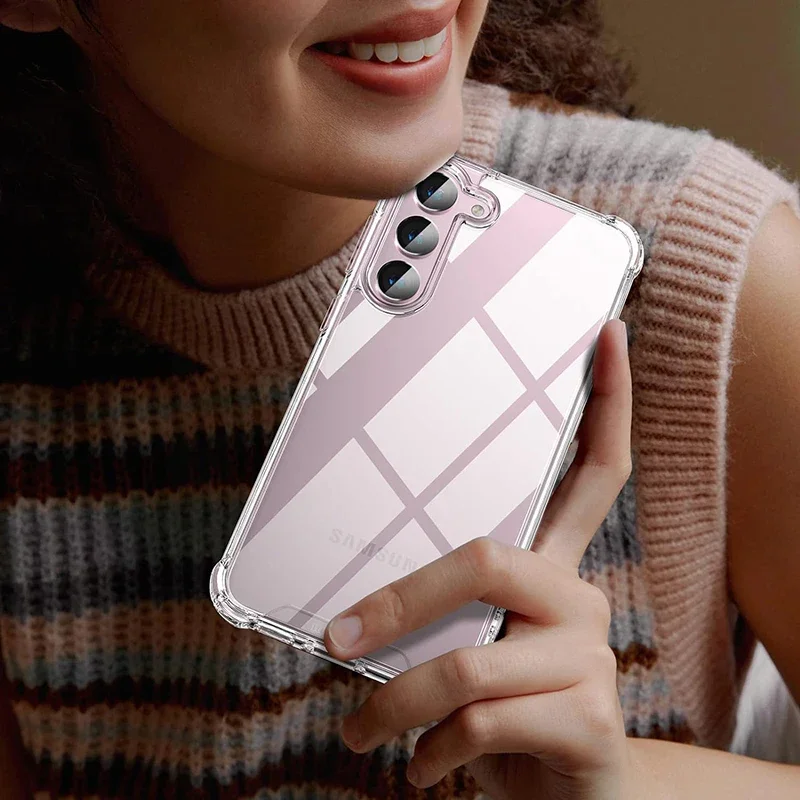 Hybrid Shockproof Case For Samsung Galaxy S25 FE S24 S23 S21 S22 Plus Ultra Clear Hard Case For Samsung A56 A36 A54 A34 A53 A33 - Image 6