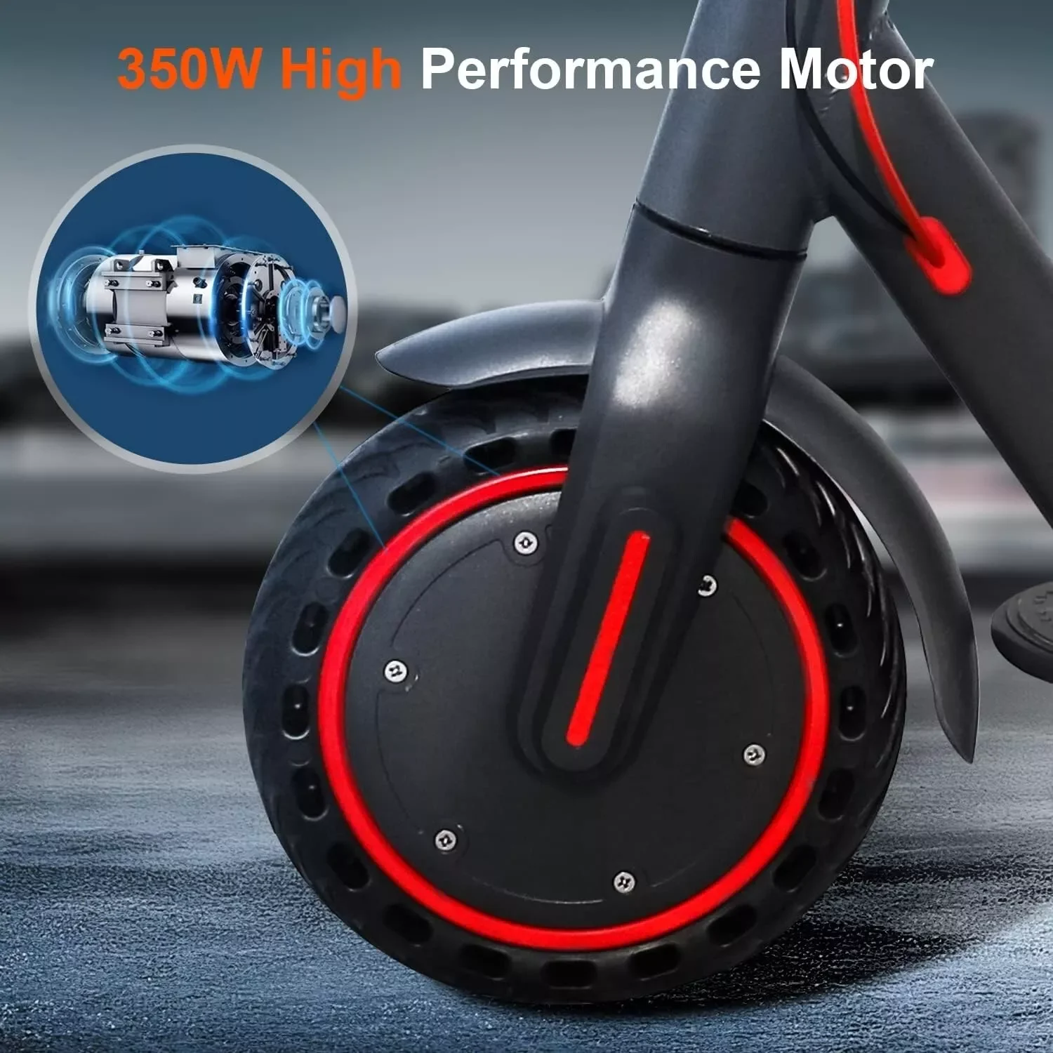 LP60 Electric Scooter 350W 19mph APP Smart Control Scooter 8.5inch tire Folding Electric Scooter 16miles Max Range for Adult - Image 3