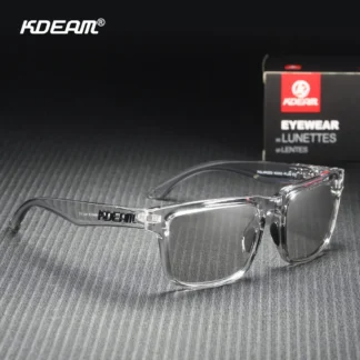 KDEAM Large Size Square Men's Sunglasses Polarized Photochromic Oversized Sun Glasses Fashion Women Shades Upgraded Edition