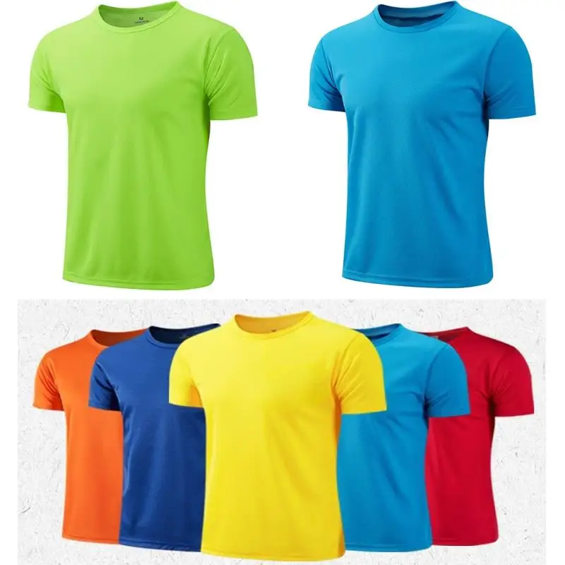 Men Women Quick Dry Short Sleeve Sport T Shirt Gym Jerseys Fitness Shirt Trainer Running T-Shirt Teenager Breathable Sportswears - Image 6