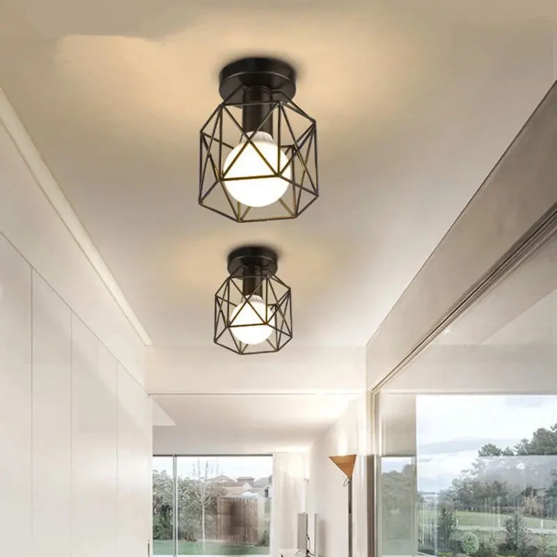 Led Ceiling Light Round Chandelier 110V 220V Mini Ceiling Lamp Indoor Lighting For Kitchen Bedroom Living Room Bathroom - Image 2