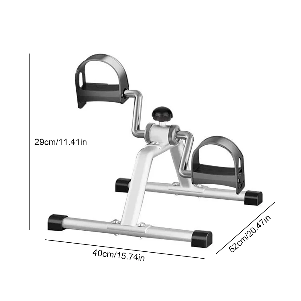 Mini Pedal Exerciser Exercise Bike Indoor Under Desk Bike Pedal Exerciser for Elderly Leg Rehabilitation Home Fitness Equipment - Image 6