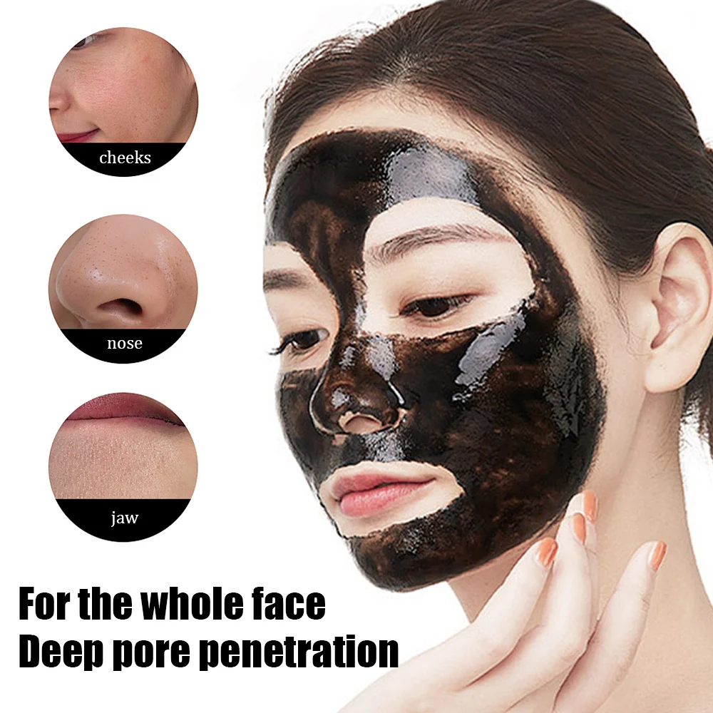 Viral Charcoal Black Mask: Deep Purifying + Pore Minimizing Effect | Bamboo Carbon - Image 2