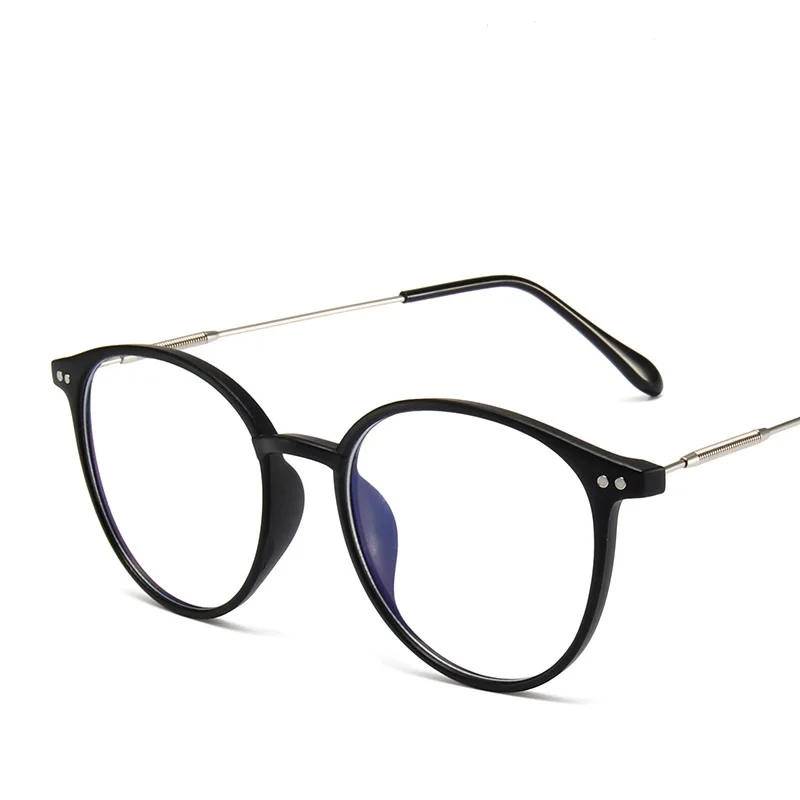 Men And Women Round Anti Blue Glasses Computer Frame Optical Lenses New Arrival 2023 - Image 2
