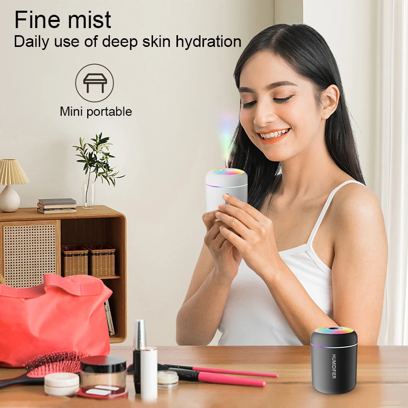 180ML Mini Air Humidifier USB Electric Aroma Diffuser Essential Oil Purifier Aromatherapy Mist Maker Lights For Car Home Bedroom - Image 9