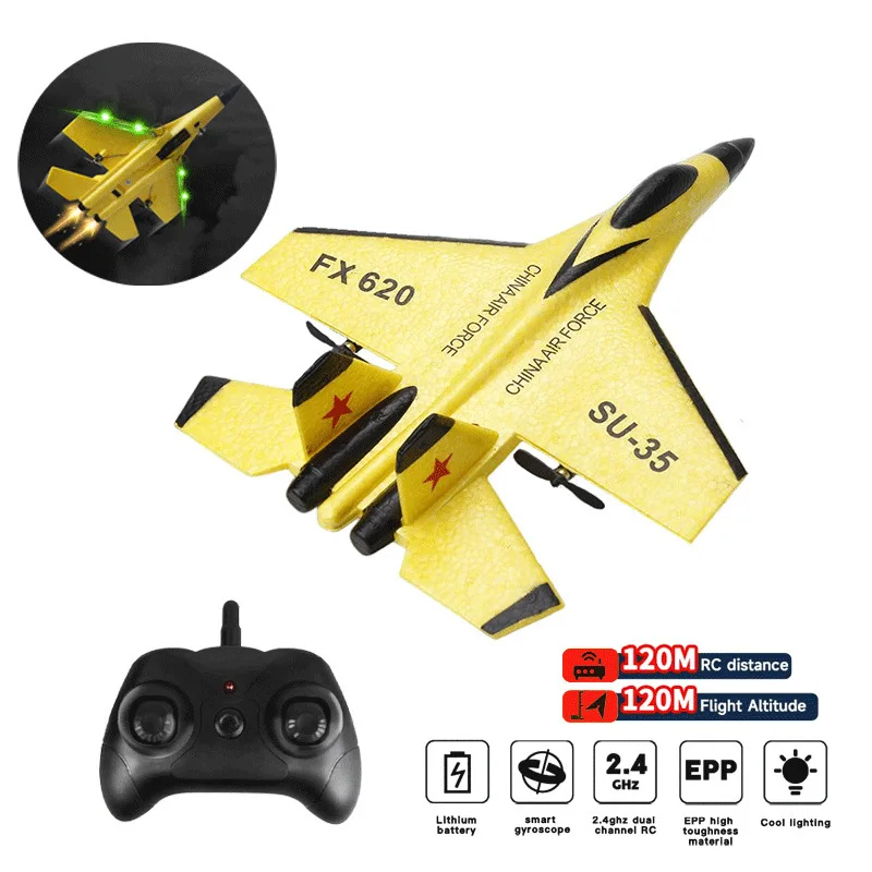 RC Foam Aircraft SU-35 Plane 2.4G Radio Control Glider Remote Control Fighter Plane Glider Airplane Foam Boys Toys for Children - Image 2