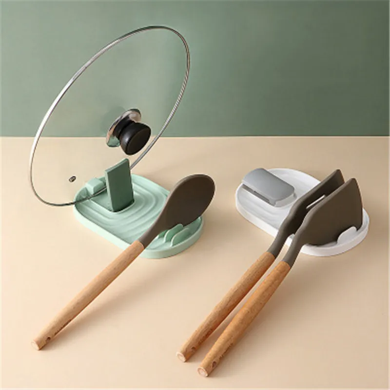 Kitchen Organizer Pot Cover Storage Pancake Turner Rack Soup Ladle Scoop Holder Dish Drain Rack Kitchen Gadgets Accessories - Image 2