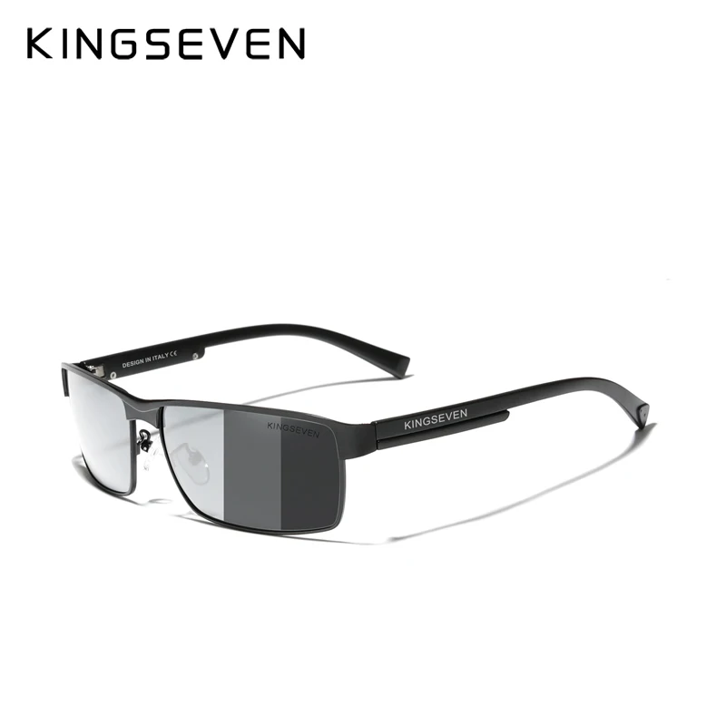 KINGSEVEN New Photochromic Sunglasses Men Chameleon Polarized Pilot Sun Glasses Driving Square Eyewear Men's Sun Glasses Male - Image 2