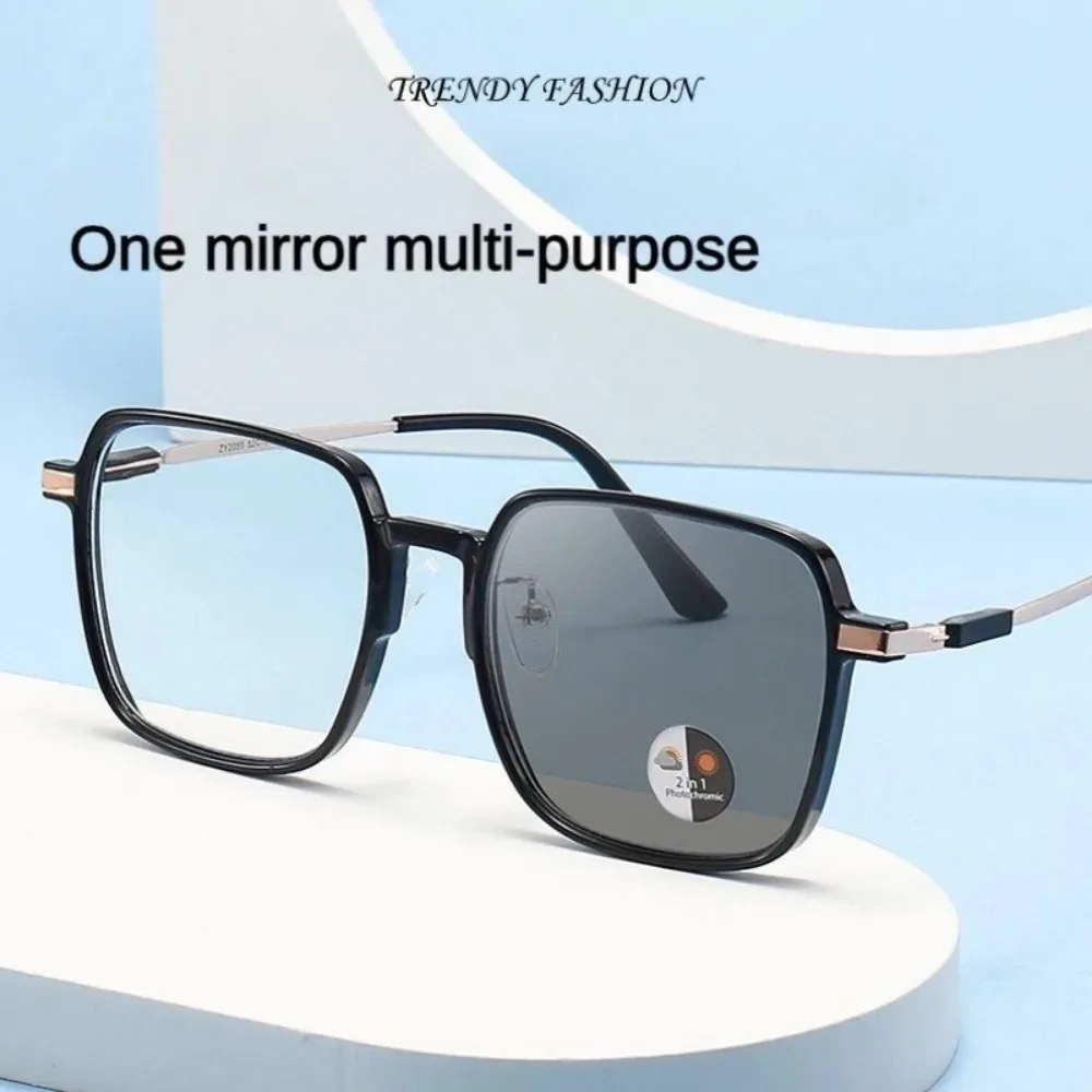 Photochromic Anti Radiation Glasses Metal Eyeglass For Woman Men - Image 6