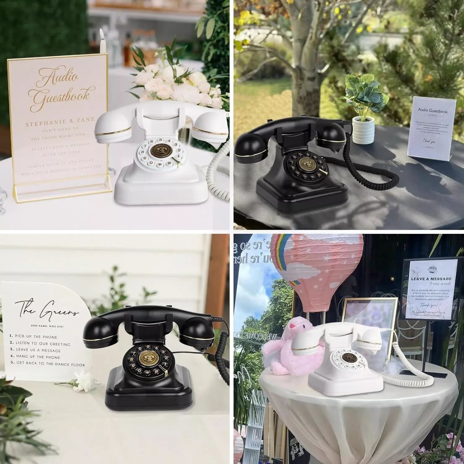 Audio message book phone wedding guest voice blessing message book banquet voice check-in message phone birthday party celebrati - Image 3
