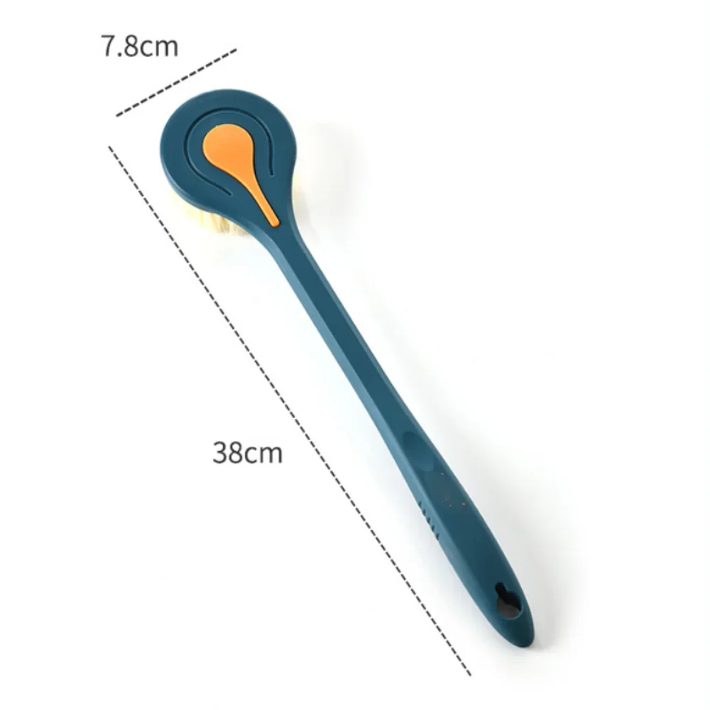 1pc Long Handle Bath Brush Soft Hair Bath Brush Back Ball Brush Bathroom Body Brushes Mud Back Scrubber Shower Massage Brush - Image 6