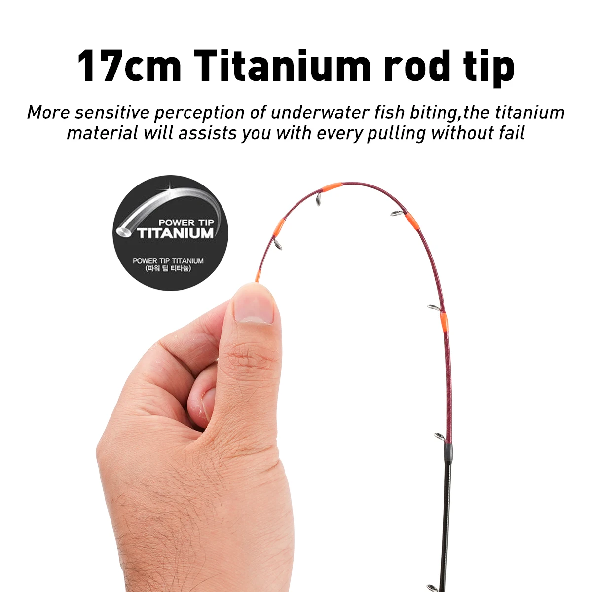 Johncoo Fishing Rod for Casting Jigging Rod 1.7m M ML Jigging Rod Powerful Titanium Tip Rubber Tail Octopus Boat Rod - Image 4