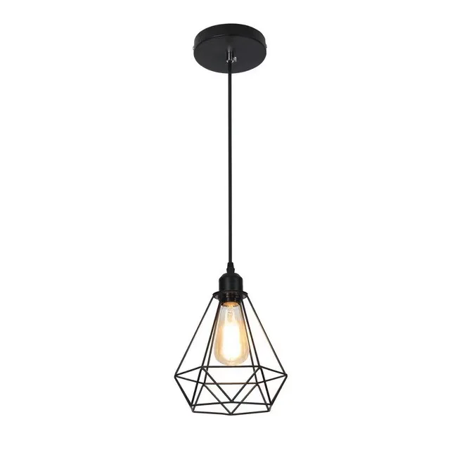 Industrial Pendant Light Led Adjustable Hanging Lamp Shade for Home Kitchen Metal Cage Pendant Lighting for Island Dining Room - Image 6