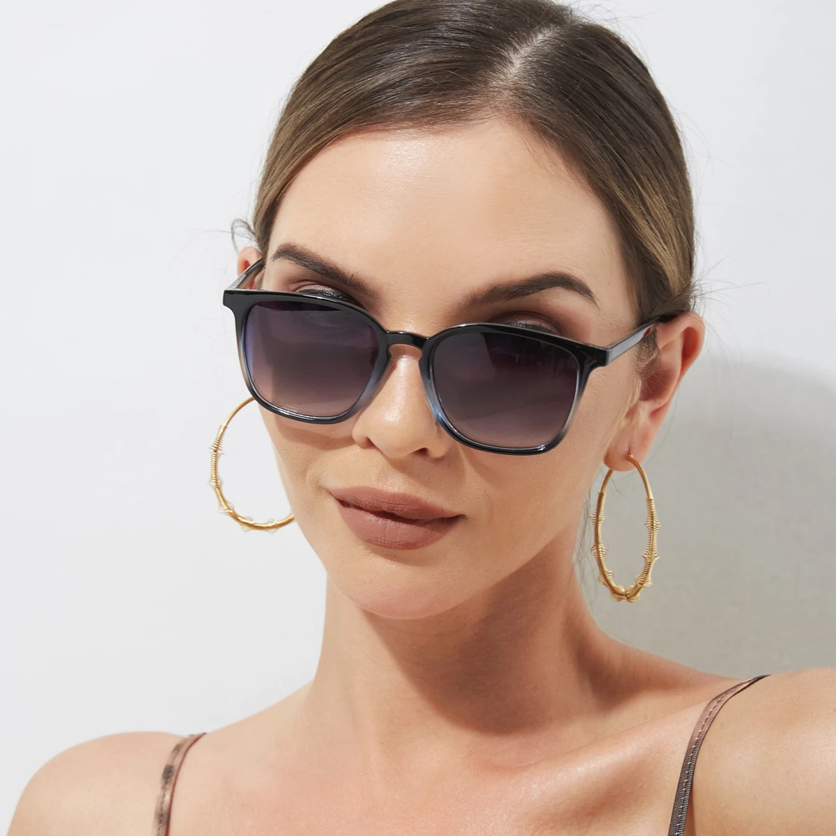 6pcs/4pcs/3pcs Square Small Sunglasses Women Rectangle Frame Purple Colorful Sun Glasses Female Y2K Retro Gradient Shades UV400 - Image 5