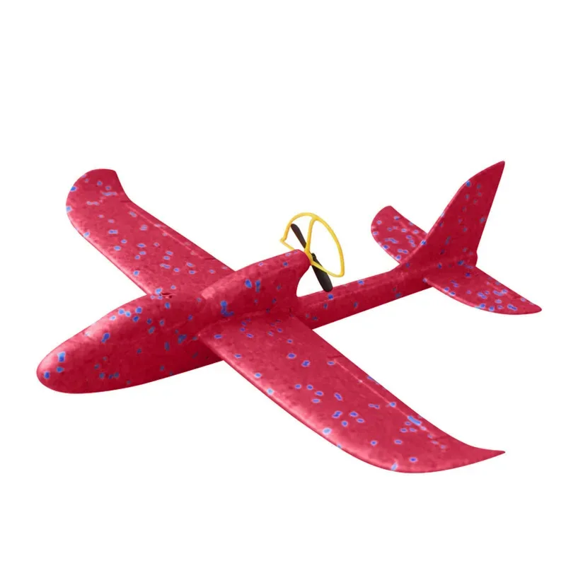 Electric Foam Plane Glider Hand Throw Airplane with LED Light Automatic Flight Planes Outdoor Kids Toys for Children Boys Gifts - Image 3