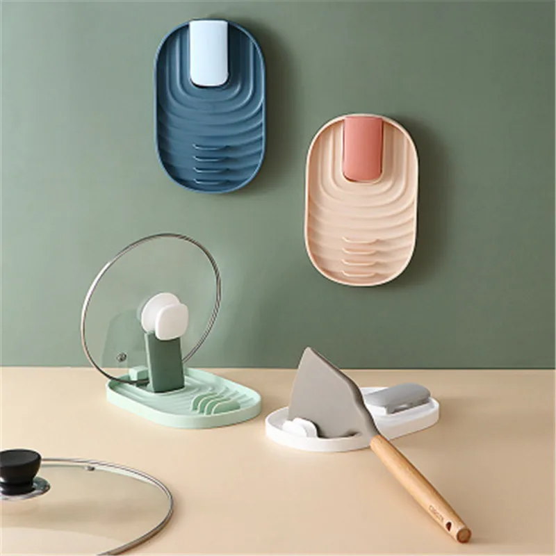 Kitchen Organizer Pot Cover Storage Pancake Turner Rack Soup Ladle Scoop Holder Dish Drain Rack Kitchen Gadgets Accessories - Image 3