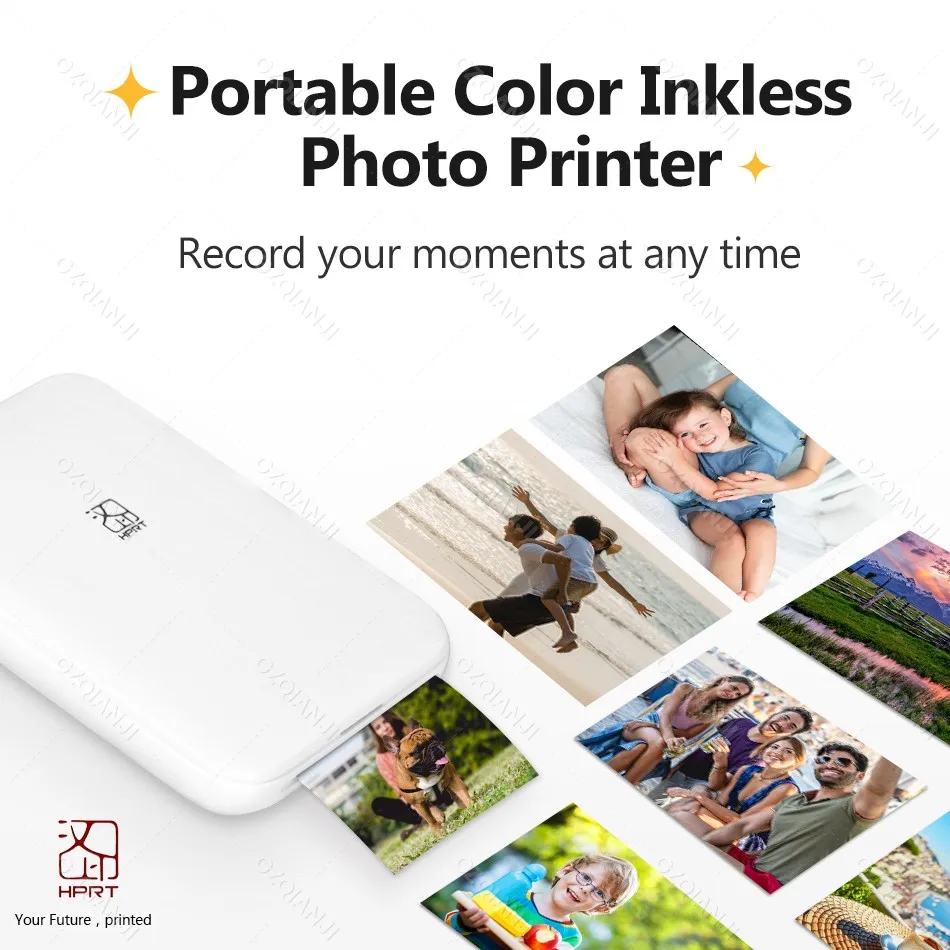 HPRT MT53 Portable Mni Mobile Pocket Printer BT Wireless Photo Printer with Zink Technology 2x3 Inch Color Photo Printer Maker - Image 2