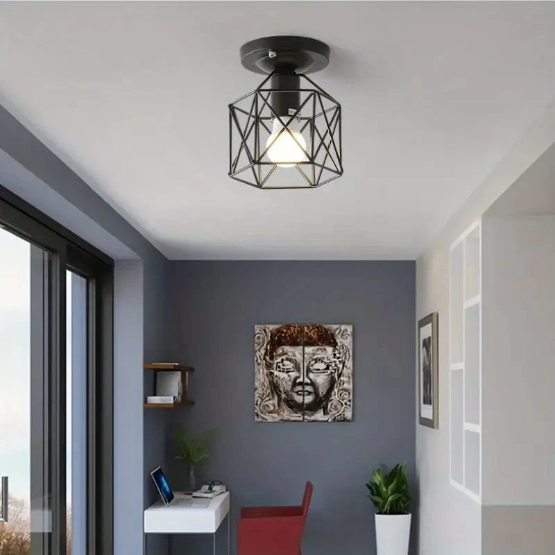 Led Ceiling Light Round Chandelier 110V 220V Mini Ceiling Lamp Indoor Lighting For Kitchen Bedroom Living Room Bathroom - Image 6