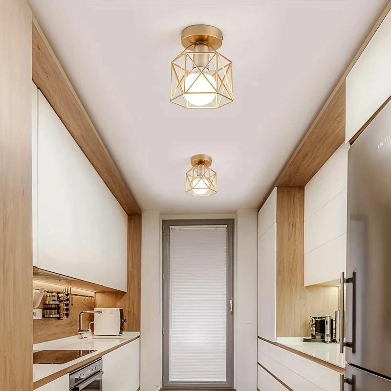 Led Ceiling Light Round Chandelier 110V 220V Mini Ceiling Lamp Indoor Lighting For Kitchen Bedroom Living Room Bathroom - Image 3