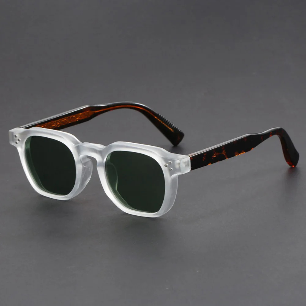 Boho Retro Polarized Sunglasses for Men Frame Polygonal Women's Sunglasses Outdoor High Quality Travel Glasses - Image 6