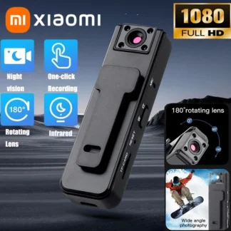 Xiaomi A9 Mini Handheld Camera 1080P HD Infrared Night Vision Back Clip Camera Recorder Outdoor Sports Riding Handheld Camera
