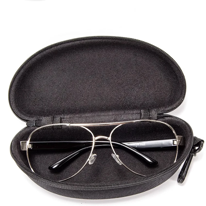 Sunglasses Reading Glasses Carry Bag Hard Zipper Box Travel Pack Pouch Case New - Image 3