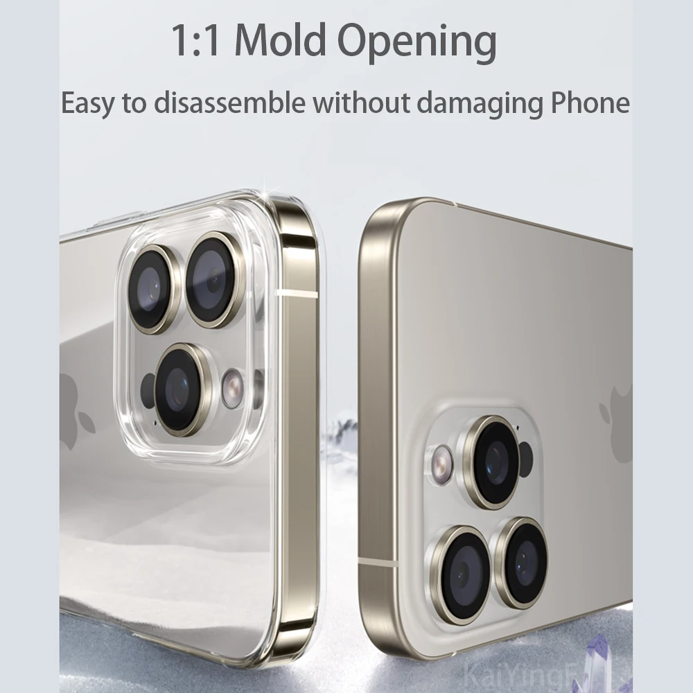 Luxury Transparent Case For iPhone 16 15 11 12 13 14 Pro Max Soft TPU Silicone For iPhone XR XS Max 8 Plus Back Cover Clear Case - Image 5