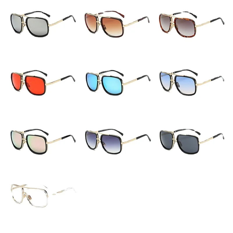 New Fashion Cool Men Driving Glasses Goggle Summer Style Gradient Brown Sunglasses Vintage Pilot Sun Glasses UV400 Oculos De Sol - Image 6