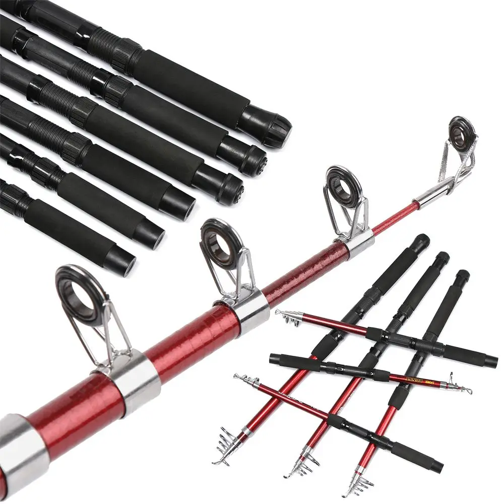 1.5-3.0m Fishing Tackle Tools Outdoor Fiberglass Sea Rod Telescopic Fishing Rod Pole - Image 3