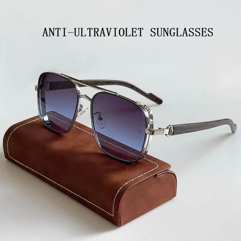 2023 Sunglasses For Men Square Sunglasses Women Trendy Luxe Vintage Fashion Glasses Retro Steampunk Shades Gafas De Sol Hombre - Image 3